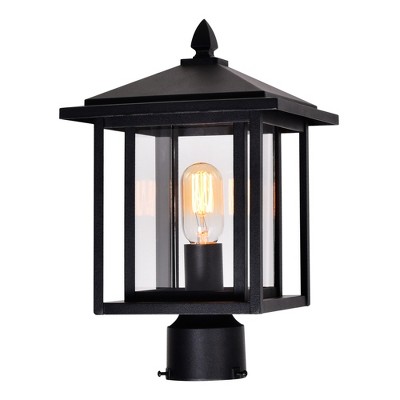 CWI Lighting Crawford 1 Light Black Outdoor Lantern Head