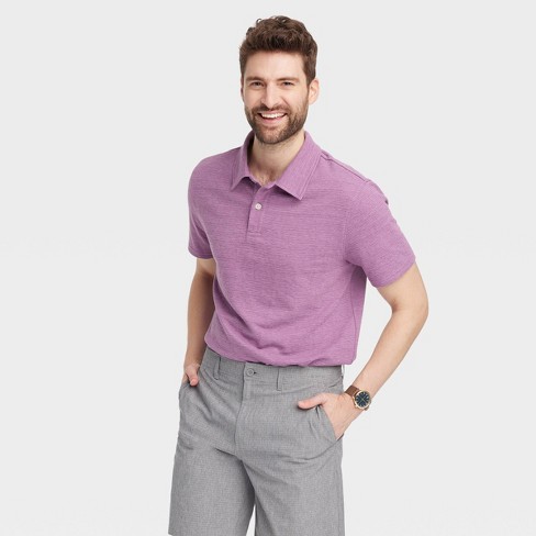 Big and tall hot sale purple shirt