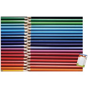 Trends International Tom Quartermaine - Colored Pencils Unframed Wall Poster Prints - 1 of 4