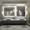 Apmir Super Bright Front & Back LED Lighted Anti-Fog Aluminum Alloy Framed Tempered Glass Bathroom/Vanity Mirror with ETL & 3-Year Warranty - 3 of 4