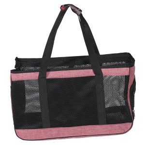 Milex Large Mesh Pet Carrier Bag – Breathable Oxford Fabric – 2 Pack - 1 of 4