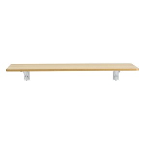 GlasFlength Folding Tables Wall Mounted Space Optimizing Surface Compact Simple Design for Multipurpose Rooms, Burly Wood, 44.8"*22"*6.5" - 1 of 4