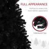 CIPACHO 7.5ft Unlit Artificial Black Christmas Tree Holiday Decor with 1346 Branch Tips Auto Open and Steel Base - 3 of 4