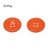 Unique Bargains Resin Craft DIY Round Flat 4-Hole Replacement Sewing Buttons 10 Pcs - 3 of 4