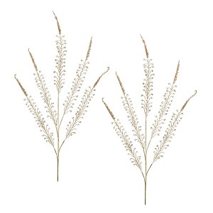 Beaded Fern Spray (Set of 2) - 1 of 4