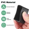 Unique Bargains Rectangle PVC Durable Anti-Slip Furniture Leg Caps - 2 of 4