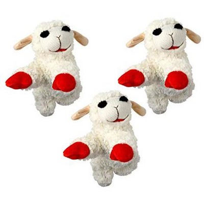 Multipet CLASSIC MEDIA Multipet 6-Inch Lamb Chop Dog Toy, 3 Pack