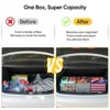 HOMLUX 3Pk Reusable Grocery Food Storage Bags Foldable, Reinforced Bottom, Long Handles - 4 of 4