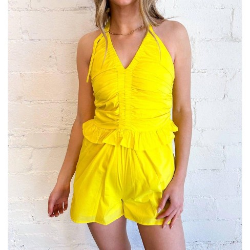 Lemon romper womens on sale