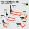 Itopfox Garage Hooks Heavy Duty, 14 Pack Wall Mount Storage Hangers with Mop Broom Holders and Extension Cord Holder Organizer for Tools - 2 of 4