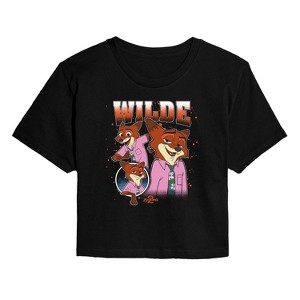 Women's - Disney - Wilde Bootleg Cropped Graphic T-Shirt - 1 of 4