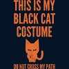 Men's Design By Humans Halloween Introvert Black Cat Costume By Commykaze Tank Top - 2 of 3