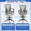 BestMassage Drafting Chair Tall Office Chair Desk Chairs for Home Office Study - 4 of 4