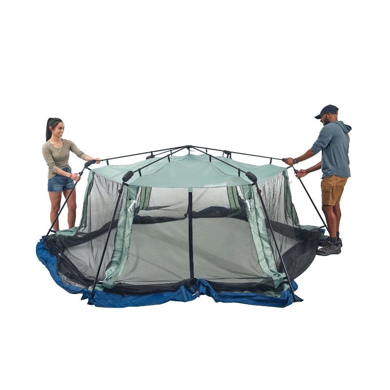 Coleman 15&#39;x13&#39; Skylodge Instant Screened Shelter - Moss, 4 of 12
