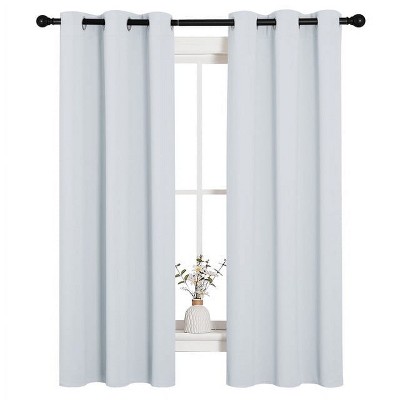 NICETOWN Grommet Top Blackout Curtains, Thermal Insulated Noise Reducing Window Drapes (Set of 2)