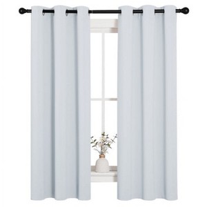 NICETOWN Grommet Top Blackout Curtains, Thermal Insulated Noise Reducing Window Drapes (Set of 2) - 1 of 4