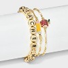 SUGARFIX by BaubleBar Teacher Mode Chain Bracelet Set 3pc - Gold - 2 of 4