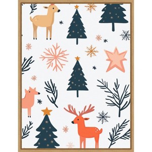 Amanti Art Christmas Theme 2 by Andreas Magnusson Canvas Wall Art Print Framed - 1 of 4