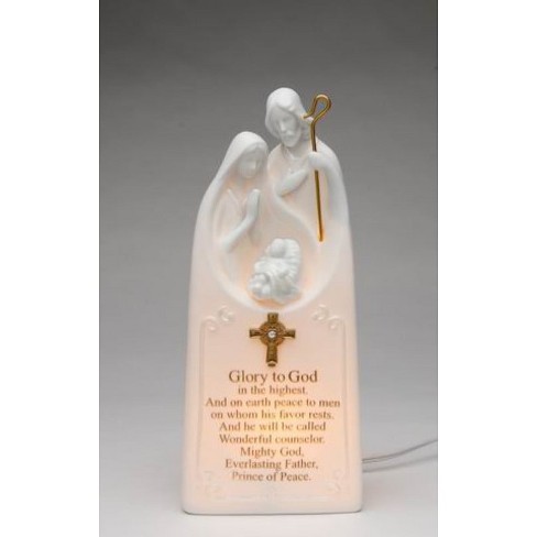 Kevins Gift Shoppe Ceramic Holy Family Nativity Nightlight - image 1 of 3