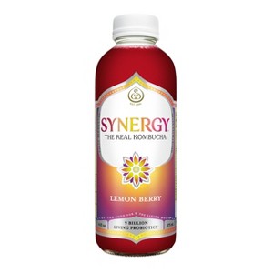 Synergy The Real Kombucha, Lemonberry – 16 fl oz - 1 of 4
