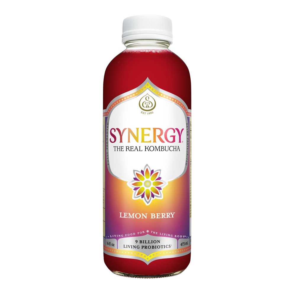 Synergy The Real Kombucha, Lemonberry – 16 fl oz