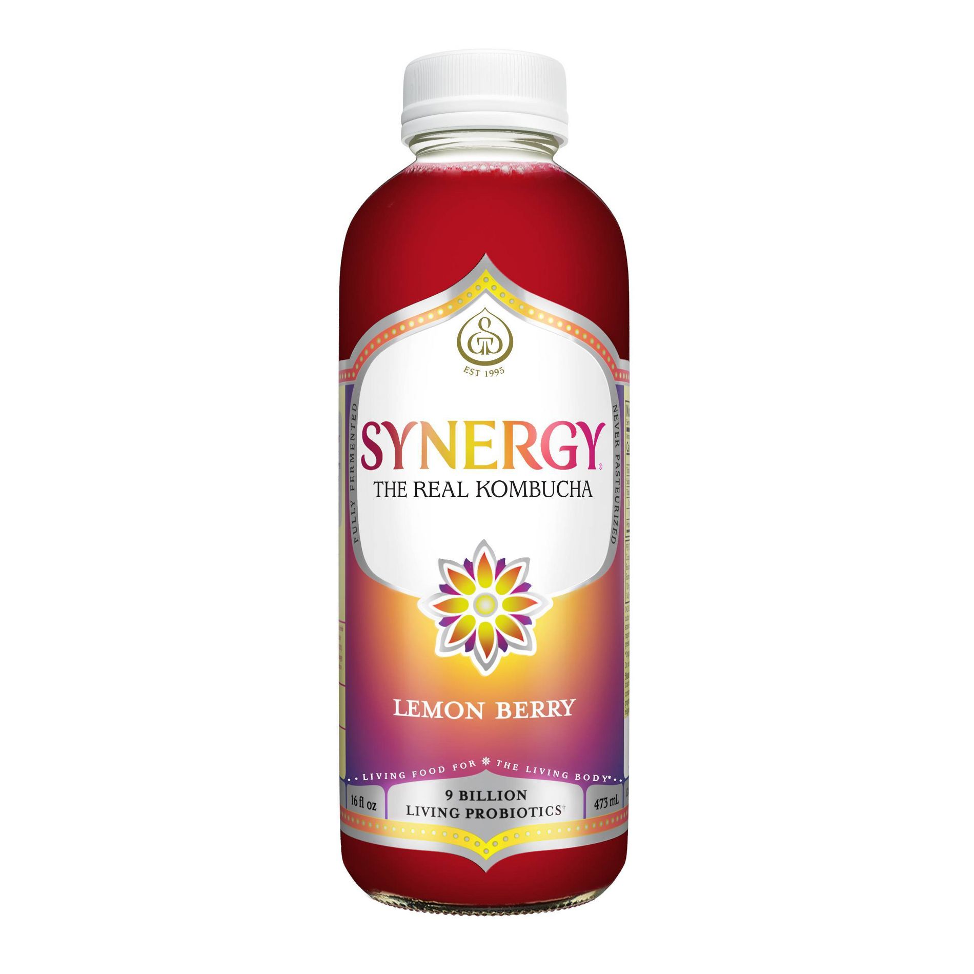 Synergy The Real Kombucha, Lemonberry – 16 fl oz