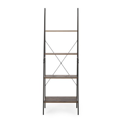 71.5" Newnan Modern Industrial 4 Shelf Etagere Ladder Bookcase - Christopher Knight Home