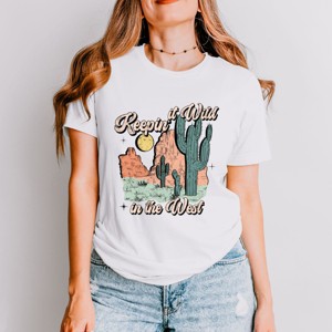 Simply Sage Market Keepin It Wild Colorful Short Sleeve Tee - 1 of 4