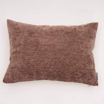Oversize Dainty Chenille to Linen Reverse Throw Pillow - Evergrace