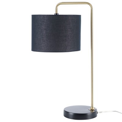 Felton Table Lamp W/ USB Port - 21 Inch Height - TBL7009 - Gold/Black - Safavieh