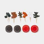 Halloween 24ct Food Pick and 24ct Cupcake Kit - Hyde & EEK! Boutique™