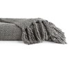 Slub-Yarn Throw Blanket With Fringe Trim 50" x 60" - Becky Cameron - image 3 of 4