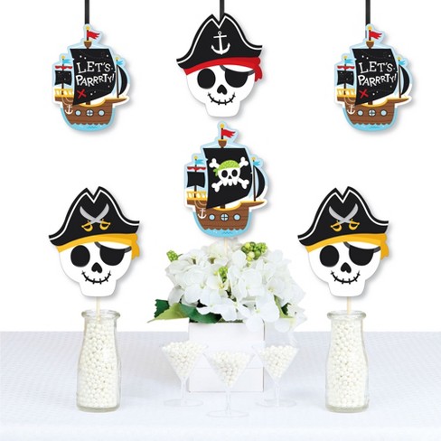 Big Dot Of Happiness Pirate Ship Adventures - Decorations Diy Skull  Birthday Party Essentials - Set Of 20 : Target