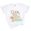 Simply Sage Market Salt Water And Sunshine Garment Dyed Tee - L - White - 2 of 4