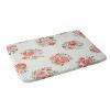 Deny Designs Ninola Design Orange Sweet Roses Bouquet Memory Foam Bath Rug: Microfiber, Machine Washable, 1'9"x2'10" - image 2 of 4