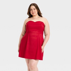 Women's Valentine's Mini Dress - A New Day Red : Target