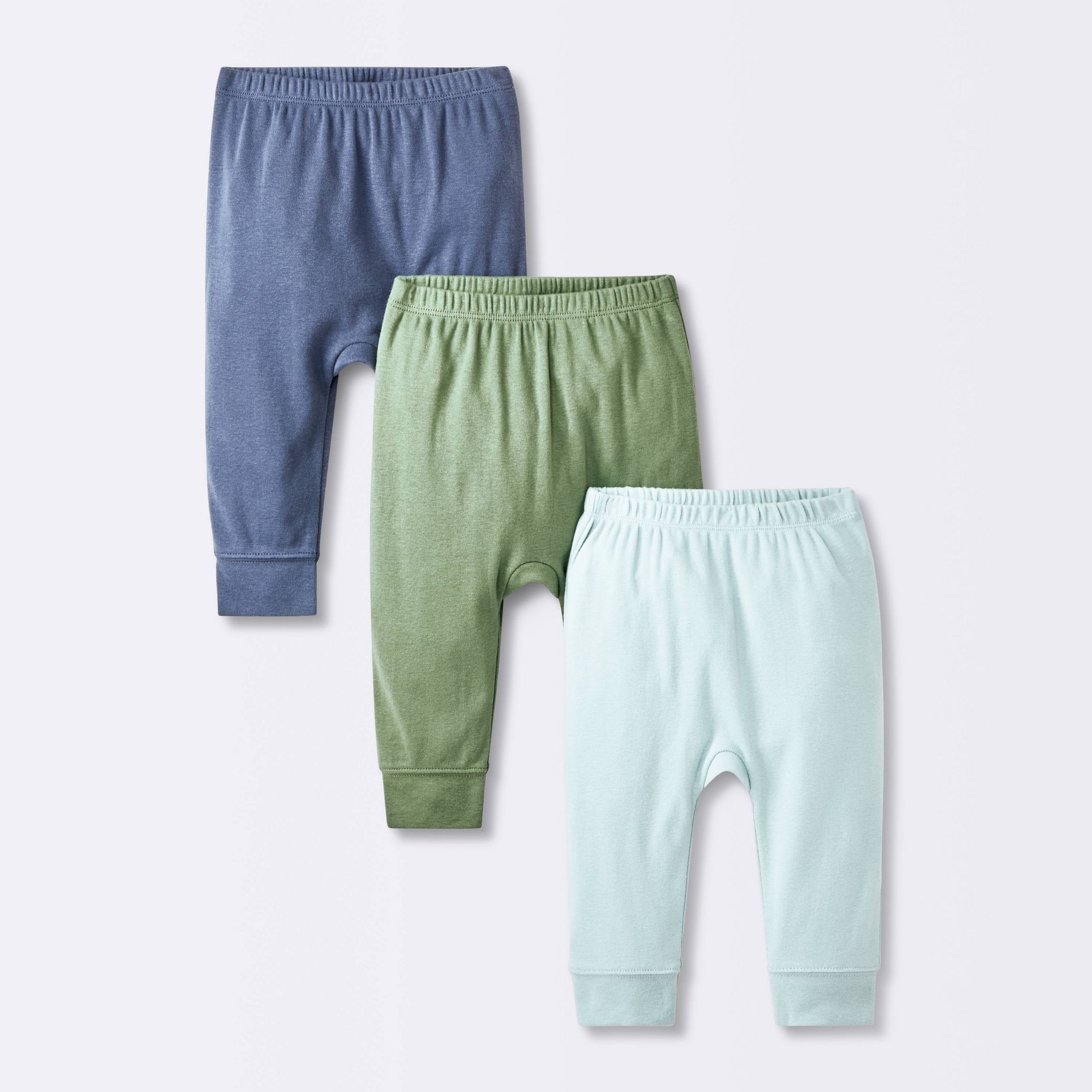 Baby 3pk Cotton Jogger Pants - Cloud Island™