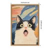 Amanti Art Really Scream Cat by Melloi Art Prints Framed Canvas Wall Art - 3 of 4