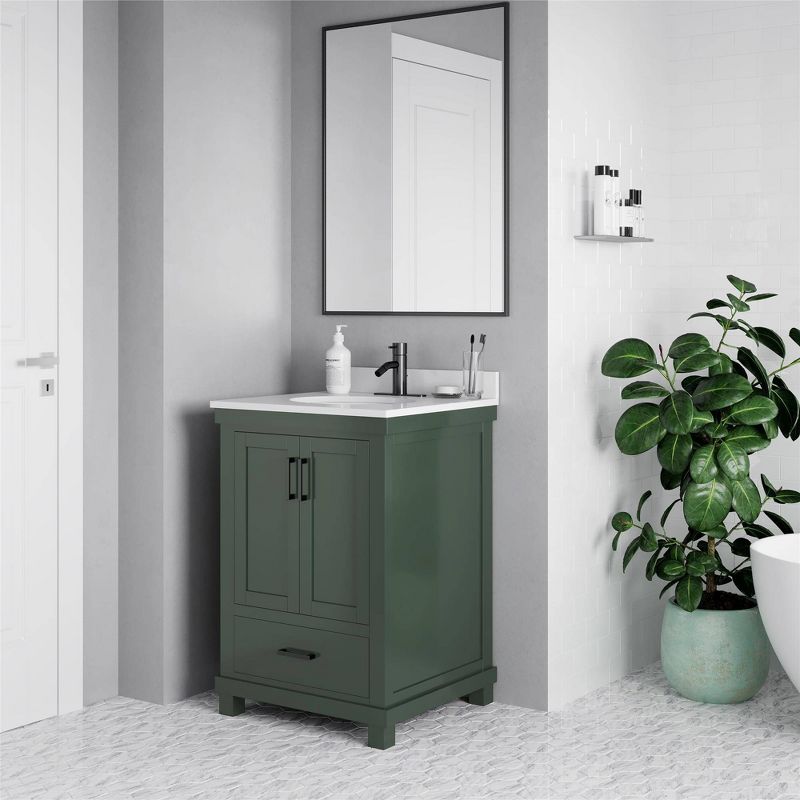 24&#34; Glenn Bathroom Vanity Green - Room &#38; Joy, 2 of 11