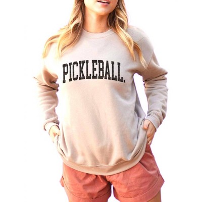 Women's Pickleball Graphic Sweatshirt - OAT COLLECTIVE