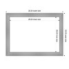 Amanti Art Flair Polished Nickel Framed Magnetic Dry Erase Board - 4 of 4