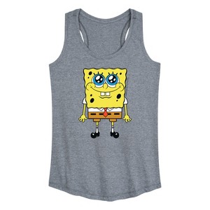 Women's - SpongeBob SquarePants - SpongeBob SquarePants Graphic Racerback Tank - 1 of 4