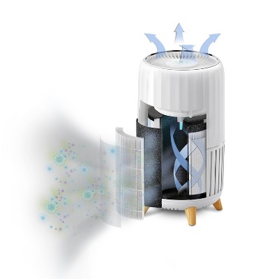 True HEPA Replacement Filter for Air Purifiers, White
