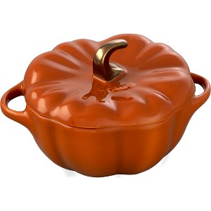 STAUB Ceramic 24-oz Pumpkin Cocotte - 1 of 4