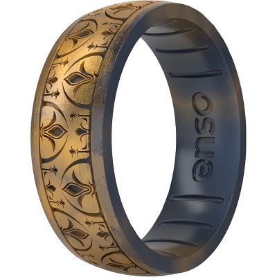 Enso Rings Lord of the Rings Shire Ornate Classic Silicone Ring