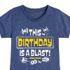 Girls' - Star Wars - This Birthday Is A Blast Fitted Short Sleeve Graphic T-Shirt - 2 of 4