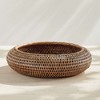 Plum & Post Burma Rattan Shallow Display Bowls Set Of 2 - 4 of 4
