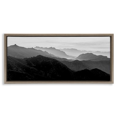 Stupell Industries Misty Sky Open Mountain Landscape, 31" x 14"
