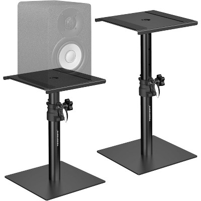 Paaaawaters Set of 2 Desktop Studio Monitor Speaker Stands Bookshelf Speaker Stands