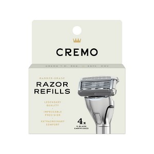Cremo Barber Grade Razor Refills - 4ct - 1 of 4